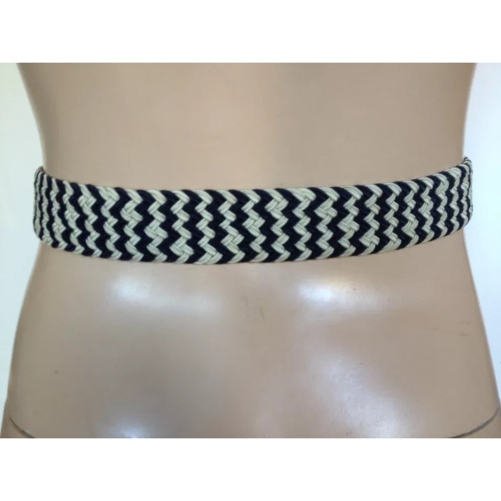 ❤️ BCBGeneration ❤️ WAIST BELT FAUX LEATHER FRONT - Picture 2 of 2